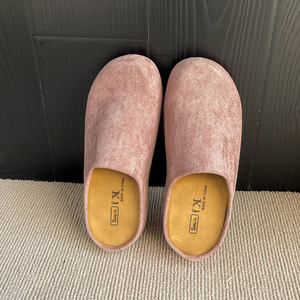 Wholesale Custom OEM Clog <strong>Mules</strong> Women <strong>Men</strong> Suede Upper Closed Toe Slip on Casual Home Outdoor <strong>Slippers</strong> - Product Image 3