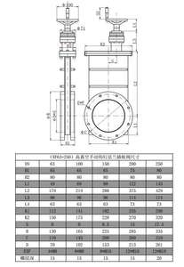 Yüksek kaliteli üreticileri paslanmaz çelik vakum deklanşör pnömatik <span class=keywords><strong>KF</strong></span> CF ISO slayt giriş valfi - Product Image 6