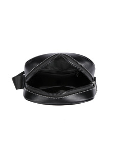 Bolso Bandolera de Cuero para Hombre, Moderno, al por Mayor, con Cierre de Cremallera, Estilo Mensajero, Color Marrón y Negro, para Uso Diario en Todas las Estaciones - Product Image 3
