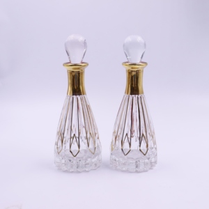 Nouvelle forme ronde plate originale personnalisée 120ml poli Oud Attar bouteille pour <span class=keywords><strong>Luzi</strong></span> parfum huile Attar bouteille en verre pour hommes et femmes - Product Image 2