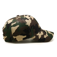 Logotipo personalizado al aire libre táctico camuflaje caza sombrero 6 paneles gorra de béisbol