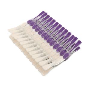 Pinzas de plástico suave TPR para <span class=keywords><strong>ropa</strong></span>, pinzas de plástico para secado al aire, alta calidad, venta al por mayor, 12 Uds. - Product Image 1