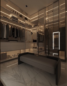 Modular Tùy Chỉnh Trượt Quần Áo Bằng Gỗ Thiết Kế Hiện Đại Sunmica Thiết Kế Cho Phòng Ngủ Tủ Quần Áo Tủ Quần Áo - Product Image 4