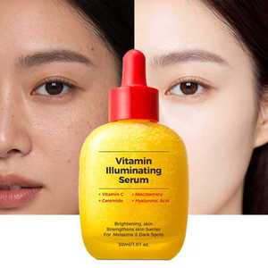 Sérum Éclaircissant Anti-Âge et Hydratant à la Vitamine <span class=keywords><strong>C</strong></span> et E pour le Visage – Soin Liquide Réparateur et Illuminateur pour la Peau - Product Image 3