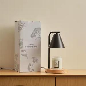 Abat-jour moderne personnalisable <span class=keywords><strong>bougie</strong></span> chauffe-lampe avec gradateur minuterie 2 ampoules chauffe-<span class=keywords><strong>bougie</strong></span> lampe pour la décoration intérieure aromathérapie - Product Image 1