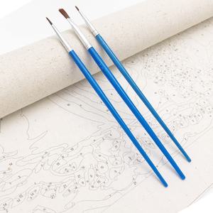 CHENISTORY 997305 aceite Diy pintura por números puesta <span class=keywords><strong>de</strong></span> sol belleza pintor pintura acrílica pintura abstracta sin marco - Product Image 6