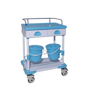 BT-CY004 bon marché hôpital ABS chariot clinique en <span class=keywords><strong>plastique</strong></span> chariot de soins infirmiers médicaux chariots à médicaments avec <span class=keywords><strong>tiroir</strong></span> seau prix - Product Image 6