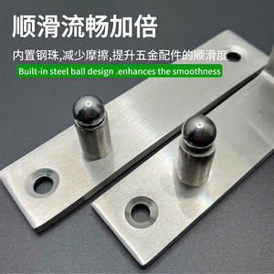 Charnière de porte à axe rotatif traditionnelle en acier inoxydable avec design dissimulé pour une utilisation en hôpital et à l'école, durable et facile à installer - Product Image 4