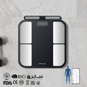 Günlük ağırlık yönetimi için cam ve LED ekran 8-elektrot sağlık yönetimi ölçeği ile benzersiz OEM/ODM akıllı Bmi ölçeği - Product Image 1