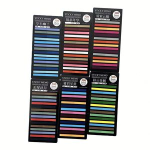 300 Blatt PET Superfeine Index-Memopads, Durchscheinende Haftnotizen, Selbstklebend für DIY Fluoreszierende Markierungen, Aufkleber für Büro und Schule - Product Image 1