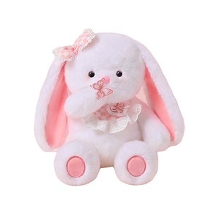 Colección de Peluches Kawaii de Oveja, Oso y Conejo con Atuendos Delicados, Ideal para Decoración de Cuartos de Niños y Regalos Navideños - Product Image 1