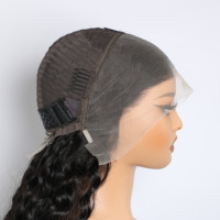 Perruque indienne 360 Full Frontal Lace en cheveux humains, ondulée bouclée, 13x6, avec dentelle suisse transparente, fournisseur de perruques 100% cheveux humains