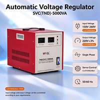 Stabilizer Tegangan 110V±3% SVC(TND)-5000VA Satu Fasa Input AC 110V-260V AVR untuk Instrumen Laboratorium Tersedia