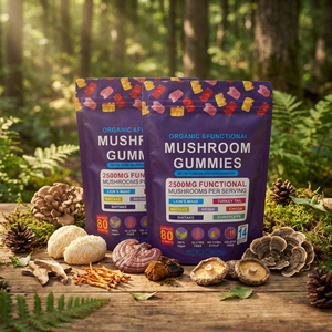 Gomitas <span class=keywords><strong>de</strong></span> Hongos para Adultos con Ashwagandha, Melena <span class=keywords><strong>de</strong></span> León y Reishi, Suplemento Diario para Energía, Concentración y Salud Inmunológica - Product Image 2