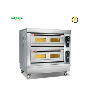 Intelligent Electric Control System Baking Pizza Bakery Machine Deck Oven