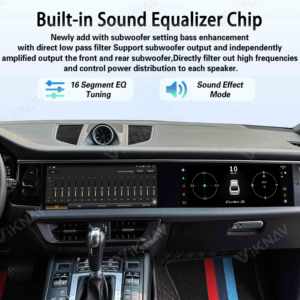 Radio Multimedia para Auto Android de Doble Pantalla de 12.3 Pulgadas para Porsche Macan 2018-2024, CarPlay, GPS, Navegación, Pantalla Táctil, Unidad Principal - Product Image 6