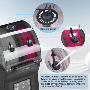 Boîte de séchage de filament Sovol SH02 avec excellente performance d'étanchéité, facile à utiliser, connectivité USB, état neuf, compatible avec le matériau PLA - Product Image 6