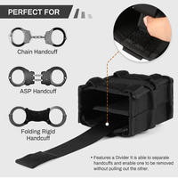 Vente en gros usine : Nouvelle pochette tactique double 1000D pour menottes, multifonctionnelle et professionnelle, en stock