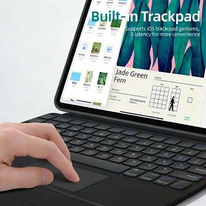 Detachable <b>Keyboard</b> Case <b>with</b> Built-in <b>Touchpad</b> Magnetic Stand <b>with</b> Multi-Angle Viewing Slim Protective Cover For iPad 11 A16 - Product Image 2