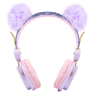 Accessoire d'écoute <span class=keywords><strong>pour</strong></span> bébés filles, 1 pièce, écouteurs intra-auriculaires, sans fil, <span class=keywords><strong>musique</strong></span> rose, annulation de bruit, design de dessin animé, <span class=keywords><strong>casque</strong></span> d'écoute licorne - Product Image 5