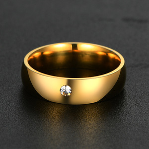 <span class=keywords><strong>Anelli</strong></span> di Coppia Eleganti e Raffinati in Titanio e Acciaio Inossidabile con Diamanti per Donna e <span class=keywords><strong>Uomo</strong></span>, Gioielli all'Ingrosso - Product Image 3