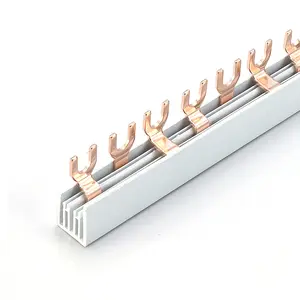 Friendly And Efficient Service 2P Pin Type U Type Busbar For Distribution Box Circuit Breaker