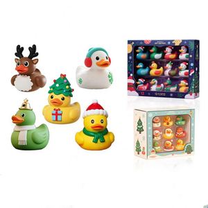 Oferta Especial: Lindos Patitos Flotantes de Goma de Colores, Juguetes Acuáticos de Navidad con Logotipo Personalizado para Niños, Regalos Infantiles - Product Image 1