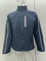 Ropa de Trabajo Unisex Resistente al Viento, Softshell, Poliéster Elástico con Membrana TPU, Diseño sin Costuras y Estampado por Transferencia de Calor