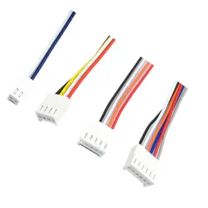 2 4 5 6Way Molex JST lead cable wire harness with stripped and tinned end