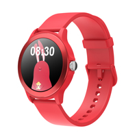 Reloj Inteligente de Color Macaron de 1.28 Pulgadas para Adolescentes, Pantalla Táctil Completa con Batería de 290 mAh, Frecuencia Cardíaca, Recordatorios Fisiológicos Femeninos