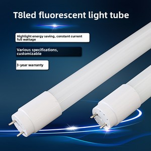 Độ sáng cao <span class=keywords><strong>18W</strong></span> T8 huỳnh quang <span class=keywords><strong>LED</strong></span> ống ánh sáng 1.2m kính tròn không nhấp nháy cấp thương mại cho văn phòng 2ft - Product Image 6