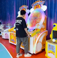 Machine de jeu d'arcade de machine de jeu de loterie de simulateur de rachat de boule folle à jetons