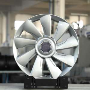 ล้อฟอร์จ HTOR 19 20 21 22 นิ้ว 5x112 5x114.3 รุ่น Aero สีเงิน ลายพัดลม สำหรับรถยนต์รุ่น S EQS Taycan A8 - Product Image 4