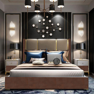 Lit de rangement confortable de taille king-size avec tête de lit rembourrée en cuir et cadre en bois, style moderne et luxueux <span class=keywords><strong>pour</strong></span> <span class=keywords><strong>chambre</strong></span> <span class=keywords><strong>adulte</strong></span> - Product Image 3