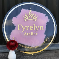 Enseigne personnalisée en acrylique pour entreprise, logo imprimé, signalétique d'adresse, enseigne de bureau sur mesure, logo en acrylique, décoration de salon, enseigne murale