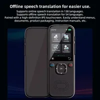 Dispositif de traduction vocale IA 138 langues en ligne 54 langues hors ligne Traduction vocale en temps réel Interprétation simultanée pour les voyages