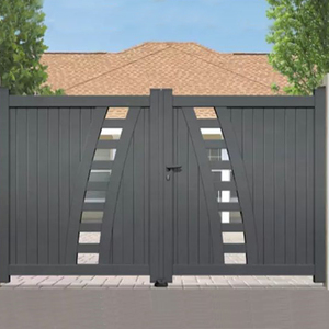 Puerta Automática de Aluminio para Entrada de Vehículos, Diseño de Puerta Moderno para Casa Particular, Gran Oferta - Product Image 1