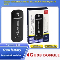 Point d'Accès Mobile 4G USB Compact Prenant en Charge les Cartes SIM et les Forfaits de Données Illimités pour un Accès Internet Portable