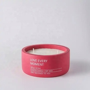 Natural Style Custom Label Decorative Luxury Ceramic 10 oz Candle <b>Jars</b> <b>Empty</b> Candle Holders for Candle Making - Product Image 3