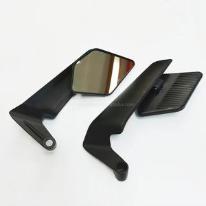 WANOU Universal ajustable motocicleta espejos laterales Stealth Wind Winglets espejo de revisión - Product Image 5