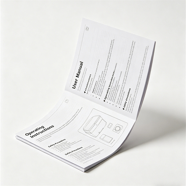 Custom Full Color Printed Product Instruction Catalog User Manual Specification Brochure Wholesale