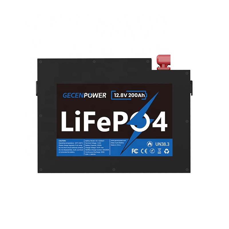 Gecenpower 12.8V Ultra Slim LiFePO4 Battery Super Thin Batteries Unique Compact Design 60Ah 100Ah for RVs