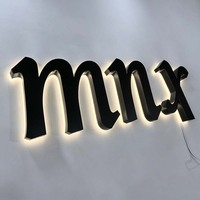 Solution d'installation du fabricant d'origine, garantie de deux ans, enseigne lumineuse LED 3D personnalisée, enseigne lumineuse LED avec lettres rétroéclairées
