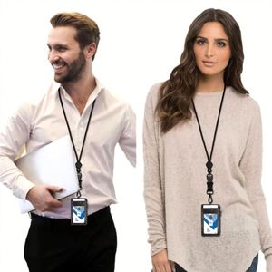 Cordons de cou réglables robustes personnalisés avec cordon détachable pour porte-clés - Idéal pour les cadeaux d'entreprise - Product Image 5