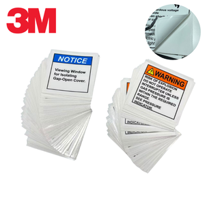 Etiquetas de Vinilo con Logotipo Personalizado 3M 2008, Resistentes al Agua y a los Rayos UV, Calcomanías Troqueladas para Marcado de Equipos Industriales, Automotrices y Eléctricos - Product Image 1