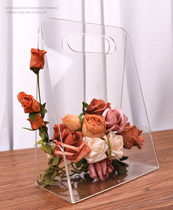 <span class=keywords><strong>Acrylic</strong></span> tam giác cầm tay Hộp Hoa Hộp quà tặng trong suốt ngày Valentine món quà sinh nhật Hoa đồng hành Hộp quà tặng - Product Image 4