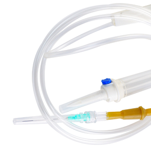 مجموعة ضخ <span class=keywords><strong>IV</strong></span> للكبار يمكن التخلص منها ، أنابيب PVC شفافة ، حاصلة على شهادة CE - Product Image 4