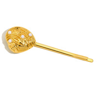 Pinces à cheveux pour femmes-Mode estivale-Bijoux en acier inoxydable plaqué or-Étoile de mer-Conque-Design élégant-Cheveux d'inspiration océanique