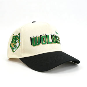 Casquettes de baseball brodées en coton à 5 panneaux, design de haute qualité, personnalisées, pour le golf et les sports - Product Image 2
