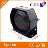 CIGO Meilleures ventes 05-200W 12V CC Aluminium Marron 2 voies 6 Tons Ultra Klaxon Sirène Haut-parleur pour Rénovation/Mise à niveau Extérieur
